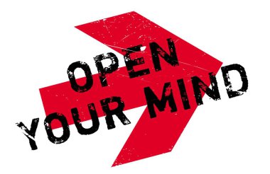 Open your mind stamp clipart