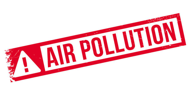 Air Pollution rubber stamp
