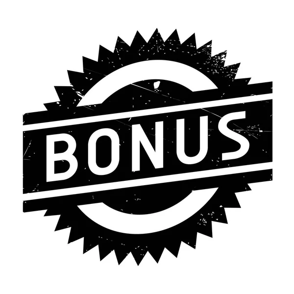 Timbre bonus caoutchouc — Image vectorielle
