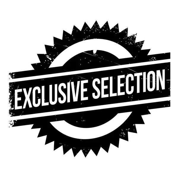 Selection met exclusieve garanties stempel — Stockvector