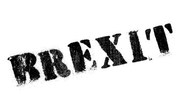 Brexit damga kauçuk grunge