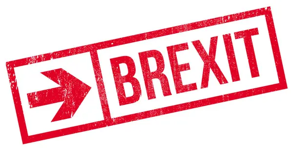 Grunge de goma de sello Brexit — Vector de stock