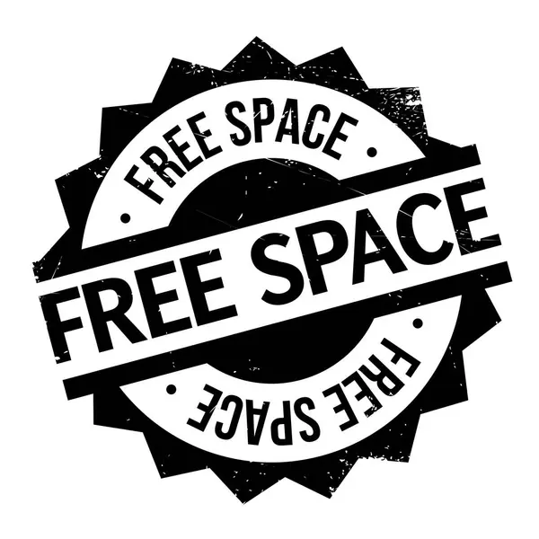 Selo de borracha de espaço livre — Vetor de Stock