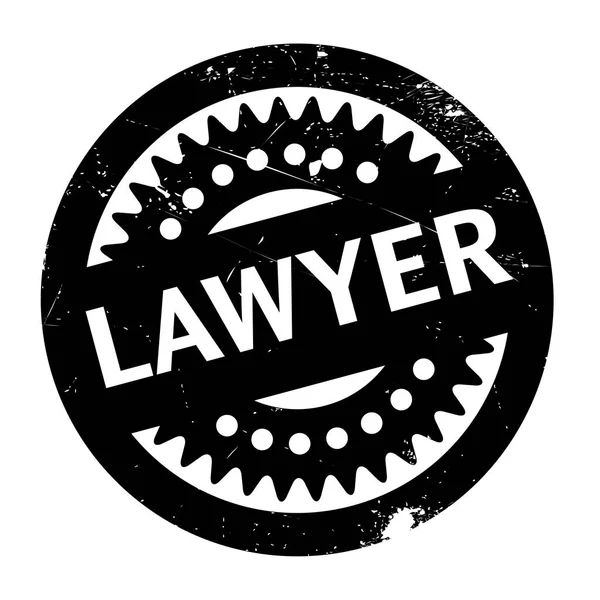 Lawyer rubber stamp — Stock Vector
