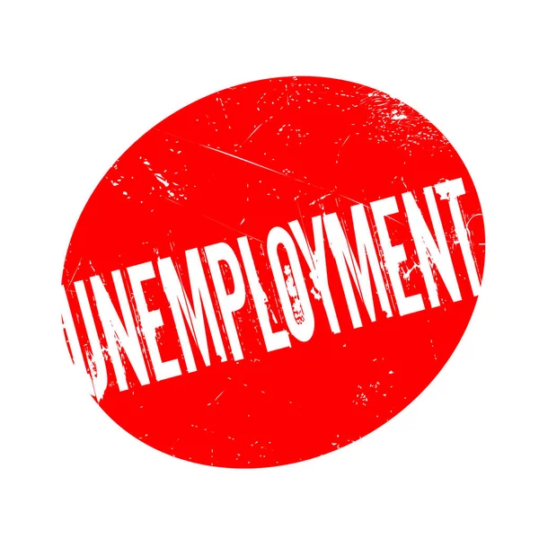 Unemployment rubber stamp — Stock Vector