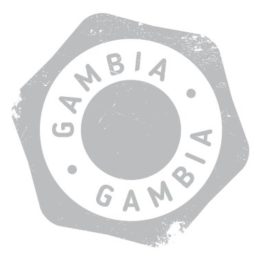 Gambiya damga kauçuk grunge