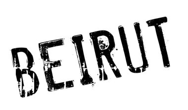 Beyrut damga kauçuk grunge