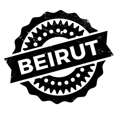 Beyrut damga kauçuk grunge
