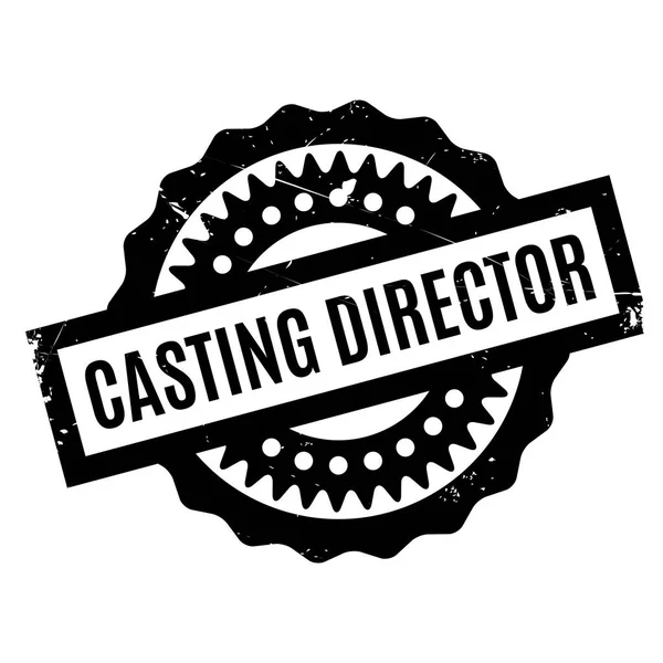 Casting igazgató gumibélyegző — Stock Vector