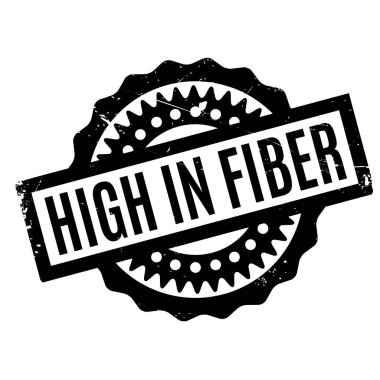 High In Fiber rubber stamp clipart