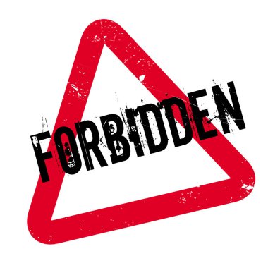 yasak lastik damgası