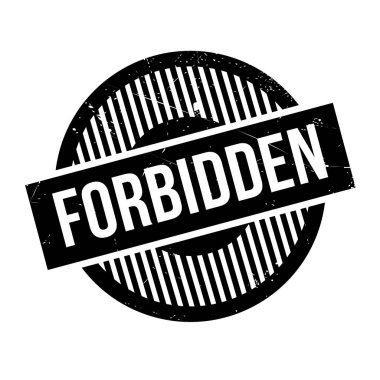 yasak lastik damgası