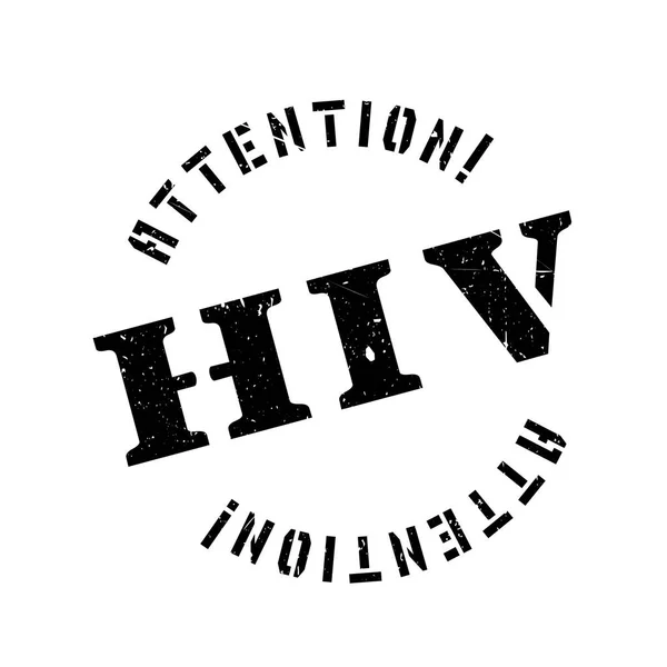 HIV καουτσούκ σφραγίδα — Διανυσματικό Αρχείο