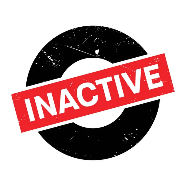 Timbre caoutchouc inactif — Image vectorielle