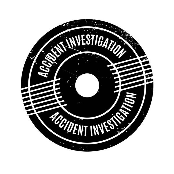 Штамп о расследовании несчастных случаев

