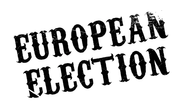 European Election rubber stamp — Stock Vector