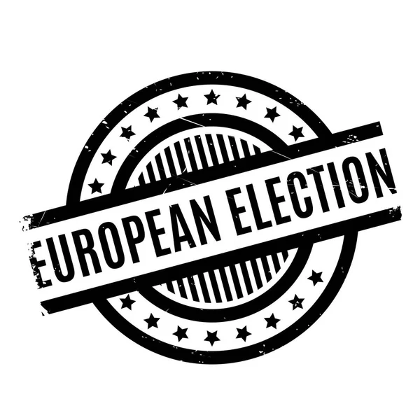 Ευρωπαϊκές εκλογές καουτσούκ σφραγίδα — Διανυσματικό Αρχείο