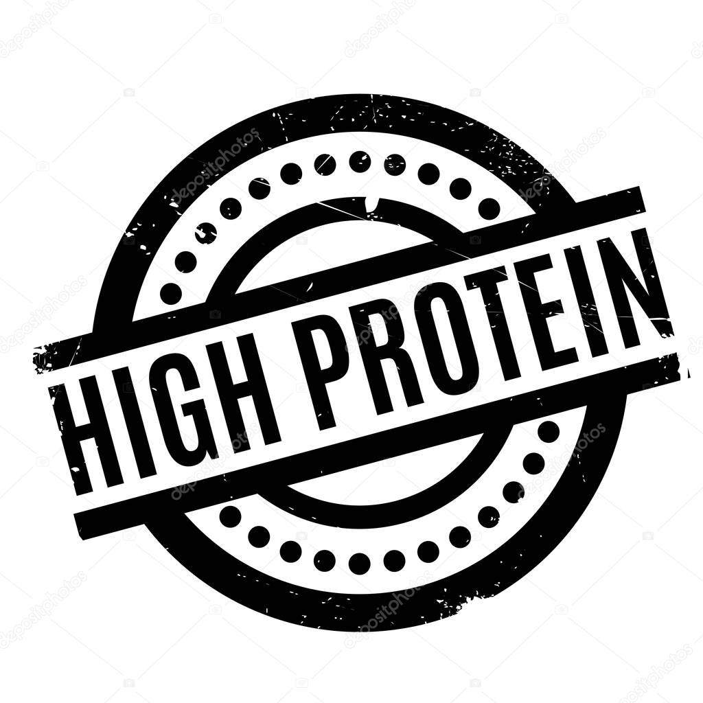 High Protein rubber stamp