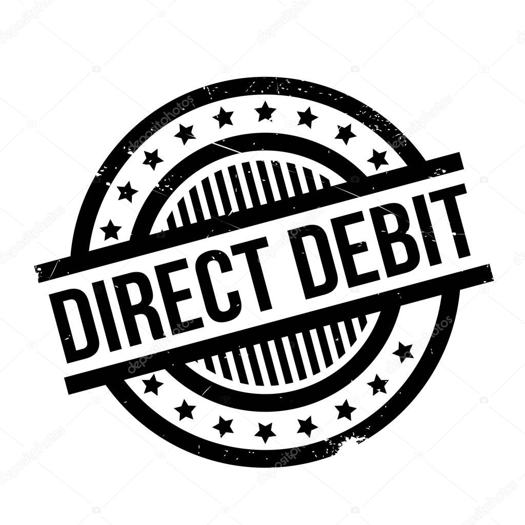 Direct Debit rubber stamp