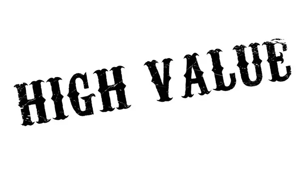 Sello de goma de alto valor — Archivo Imágenes Vectoriales
