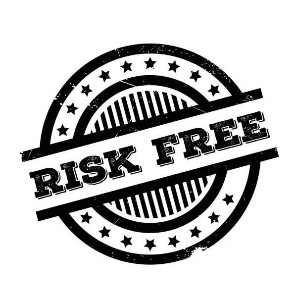 Ризик Безкоштовний гумовий штамп — стоковий вектор