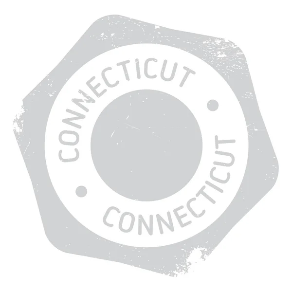 Sello de goma Connecticut — Archivo Imágenes Vectoriales