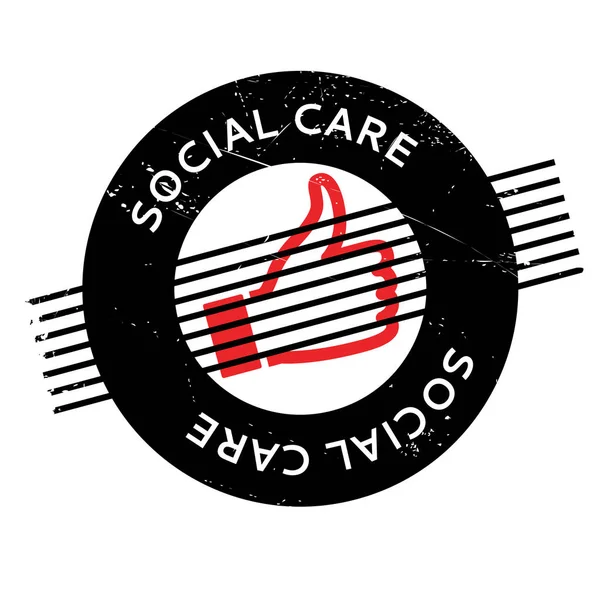 Sello de goma SOCIAL CARE — Archivo Imágenes Vectoriales