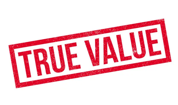 Sello de caucho True Value — Archivo Imágenes Vectoriales