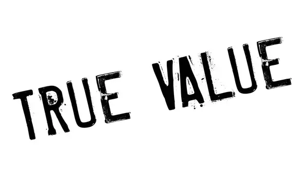 Sello de caucho True Value — Archivo Imágenes Vectoriales