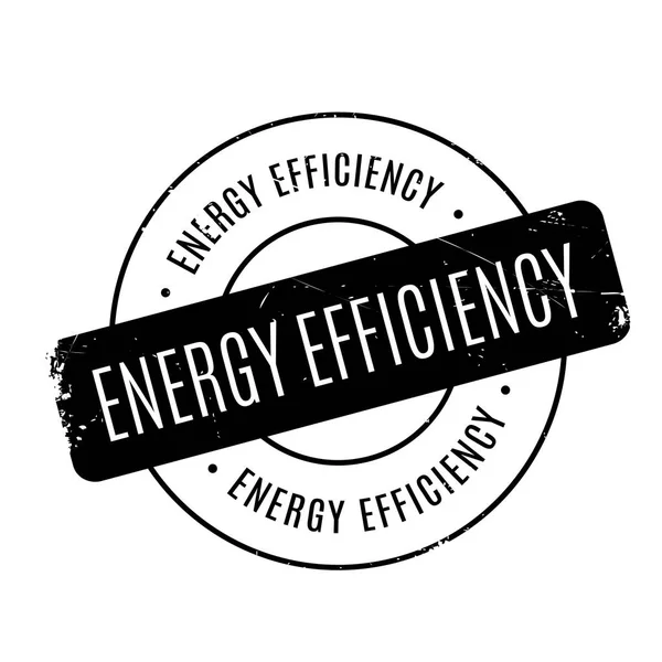 Stempel für Energieeffizienz — Stockvektor