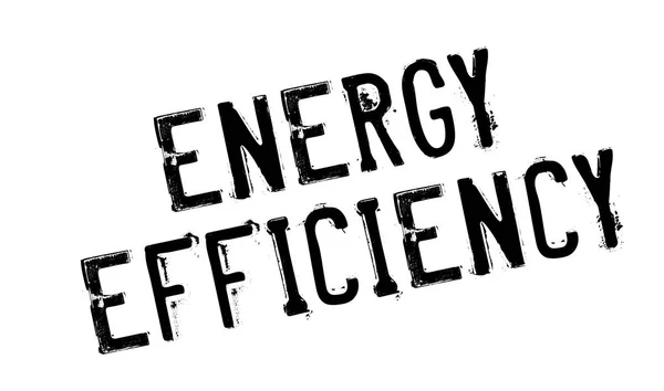 Carimbo de borracha de eficiência energética — Vetor de Stock