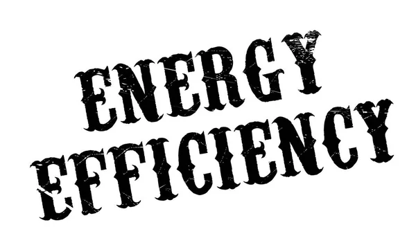 Sello de goma de eficiencia energética — Vector de stock