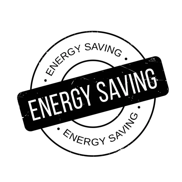 Energy Saving rubber stamp — Stock Vector