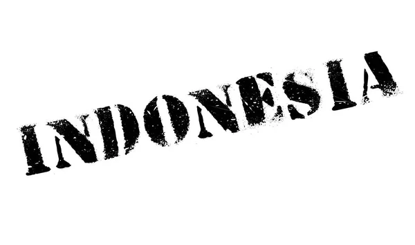 Ινδονησία καουτσούκ σφραγίδα — Διανυσματικό Αρχείο
