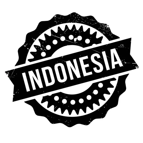 Endonezya lastik damgası — Stok Vektör