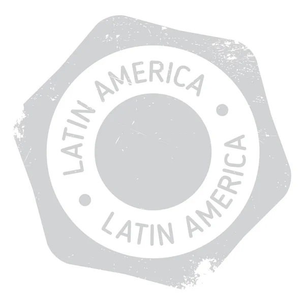 Λατινική Αμερική καουτσούκ σφραγίδα — Διανυσματικό Αρχείο