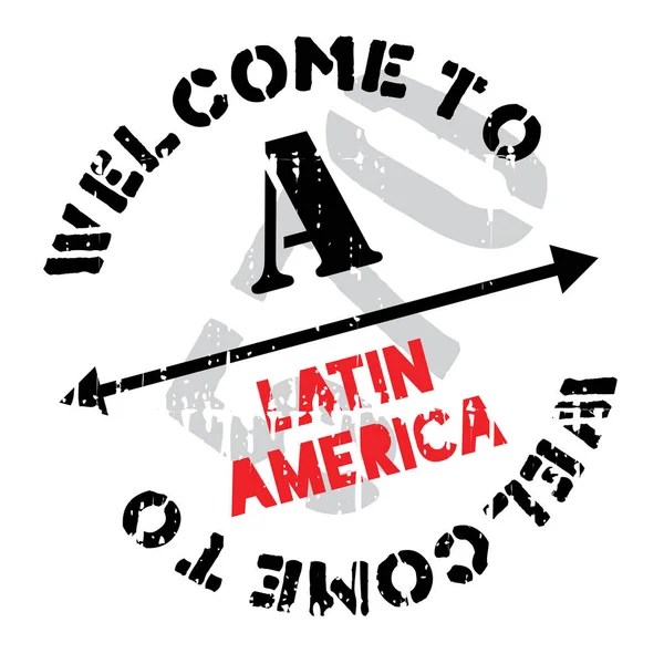 Ameryka Łacińska pieczątka — Wektor stockowy