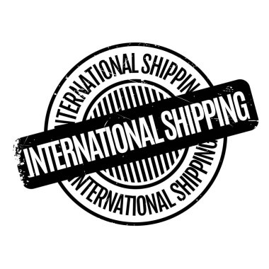 Lastik damgası uluslararası nakliye