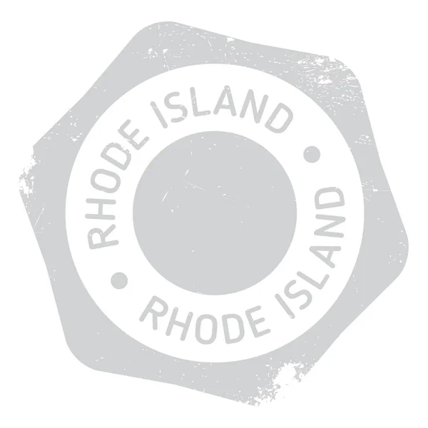 Rhode Island gummistämpel — Stock vektor