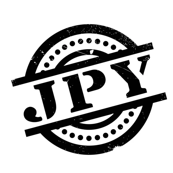 Jpy Gummistempel — Stockvektor