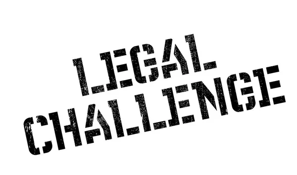 Timbro di gomma Legal Challenge — Vettoriale Stock