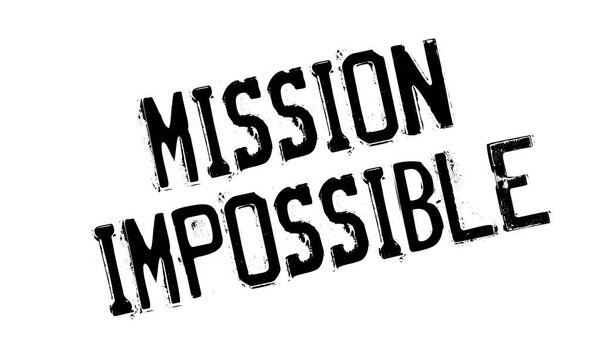 Mission Impossible rubber stamp