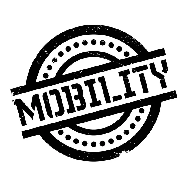 Perangko karet mobilitas - Stok Vektor