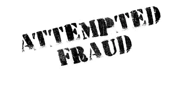 Tentative de fraude tampon caoutchouc — Image vectorielle