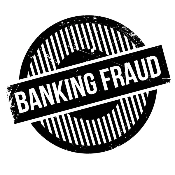 Banking Fraud rubber stamp — Stock Vector