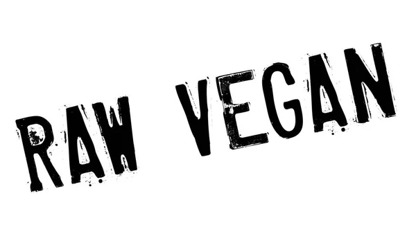 Raw Vegan gummistämpel — Stock vektor