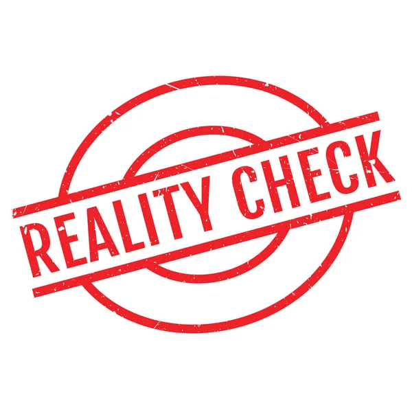 Reality Check rubber stamp — Stock Vector