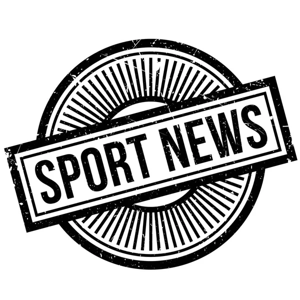 Sport News rubber stamp — Stock Vector