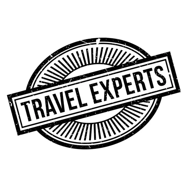Sello de goma de Travel Experts — Vector de stock