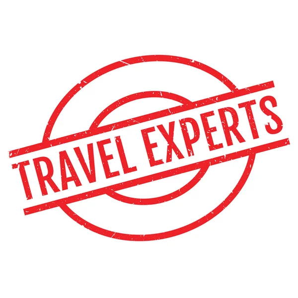 Sello de goma de Travel Experts — Vector de stock